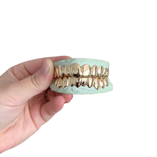 10 Piece Top and Bottom Grillz Set