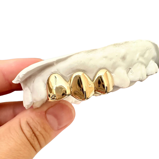3 Piece Solid Face Grillz