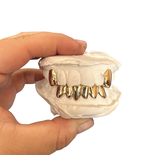 8 Piece Solid Face Grillz